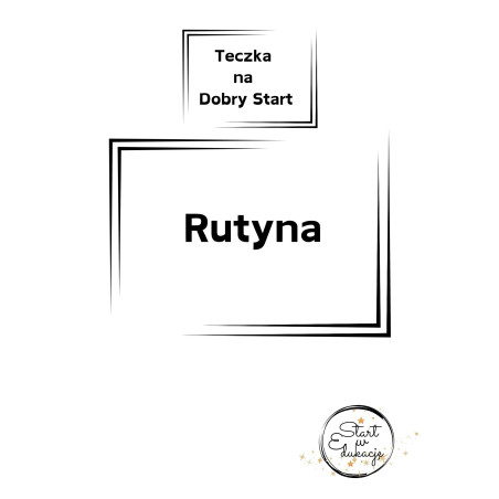 Teczka na Dobry Start - Rutyna