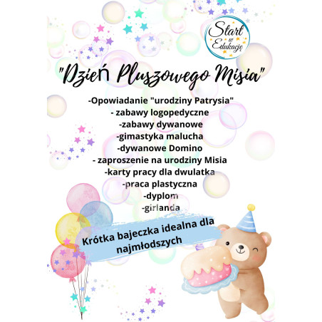 Dzień pluszowego misia czyli czas na urodziny Patrysia
