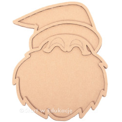 Wysypywanka sensoryczna Święty Mikołaj z przymrużonymi oczami