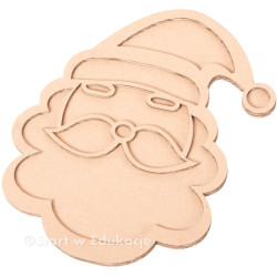 Wysypywanka sensoryczna Święty Mikołaj z wąsami