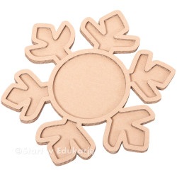 Płatek Śniegu - Śnieżynka - Wysypywanka sensoryczna