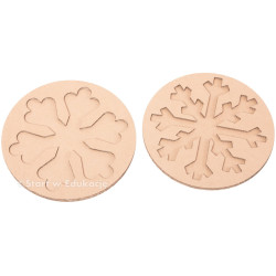 Zestaw 2x Płatek Śniegu - Duża Śnieżynka - płatki śniegu Wysypywanka sensoryczna