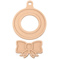 Wianek świąteczny Boże Narodzenie - Wysypywanka sensoryczna