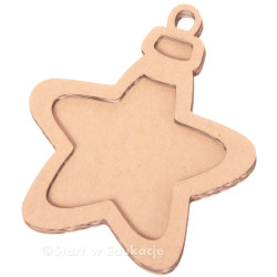 Bombka choinkowa Gwiazdka - bombki choinkowe - Wysypywanka sensoryczna