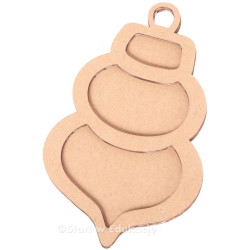 Bombka choinkowa podłużna - bombki choinkowe - Wysypywanka sensoryczna