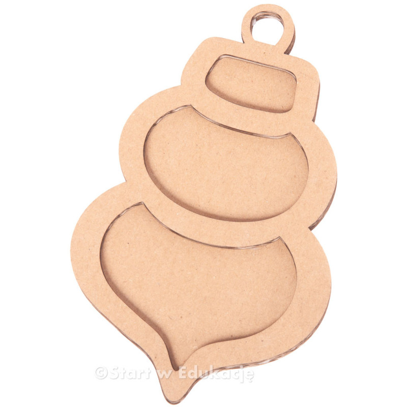 Bombka choinkowa podłużna - bombki choinkowe - Wysypywanka sensoryczna