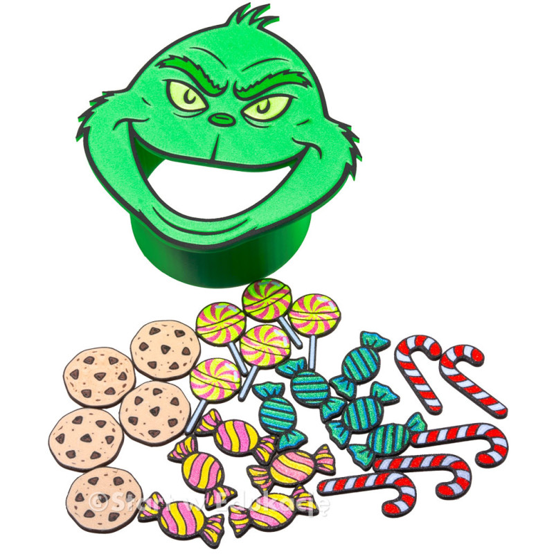 Grinch do karmienia - Święta Boże Narodzenie - Terapia Ręki