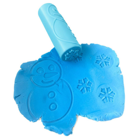 Wałek sensoryczny z motywem bałwanka _ Rolls Bałwanek i Śnieżynka