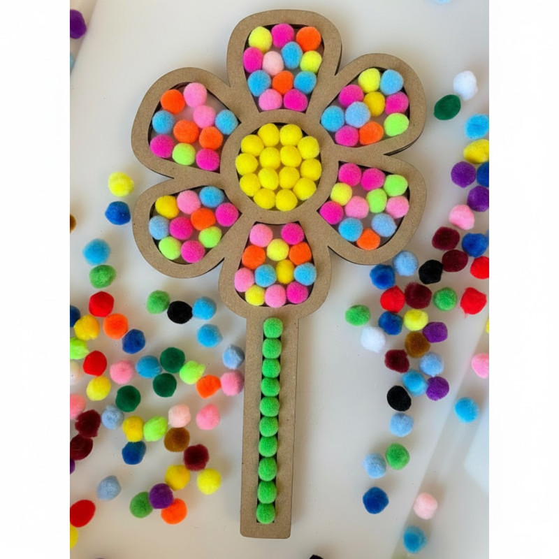 Kwiatek Stokrotka - Wysypywanka sensoryczna