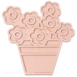 Kwiatek - Kwiaty w doniczce - Wysypywanka sensoryczna