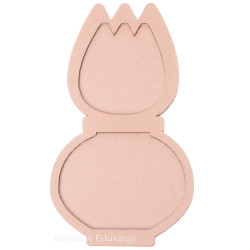 Kwiatek - Tulipan w wazonie - Wysypywanka sensoryczna