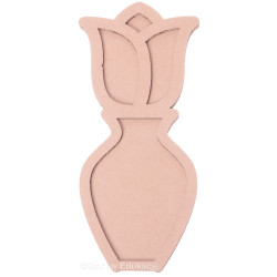 Kwiatek - Tulipan rozwinięty w wazonie - Wysypywanka sensoryczna