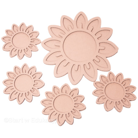 Kwiatek - Słonecznik zestaw - Wysypywanka sensoryczna