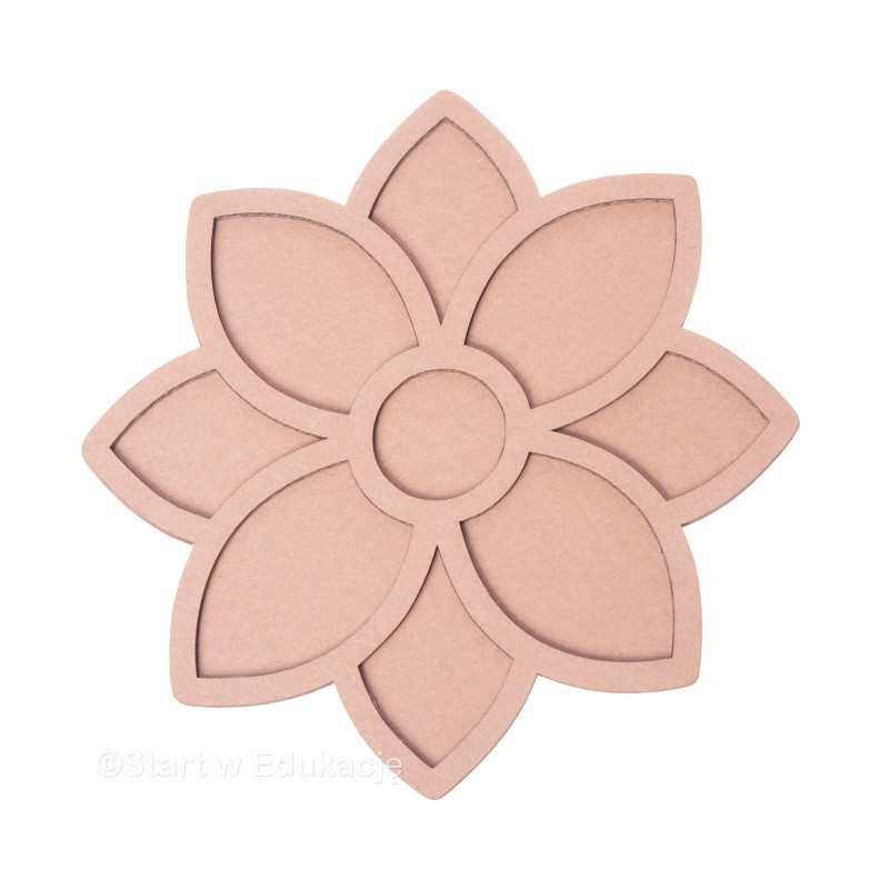 Kwiatek - Kwiat Lotos średni 13cm - Wysypywanka sensoryczna