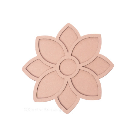 Kwiatek - Kwiat Lotos mały 10,5cm - Wysypywanka sensoryczna