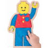 Ludzik figurka na Dzień lego - Wysypywanka sensoryczna