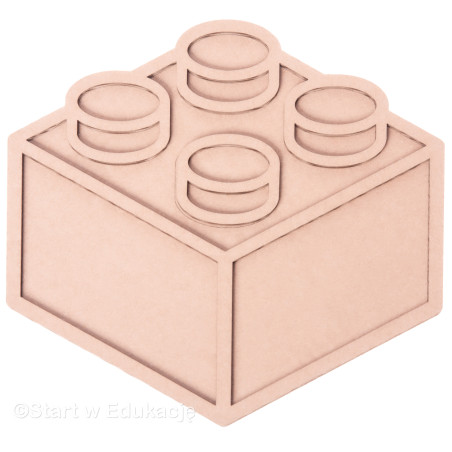 Klocek na Dzień lego - Wysypywanka sensoryczna