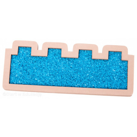 Klocek klocki na Dzień lego - Wysypywanka sensoryczna