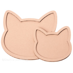 Kot głowa duża duże uszy - Wysypywanka sensoryczna