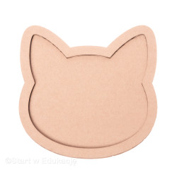 Kot głowa mała duże uszy - Wysypywanka sensoryczna