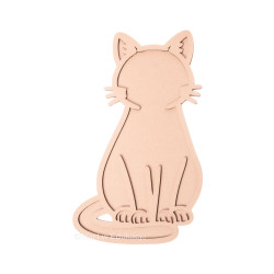 Kot siedzący mały - Wysypywanka sensoryczna