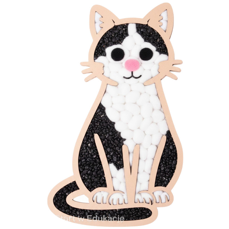 Kot siedzący mały - Wysypywanka sensoryczna