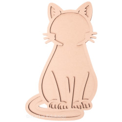 Kot siedzący duży - Wysypywanka sensoryczna