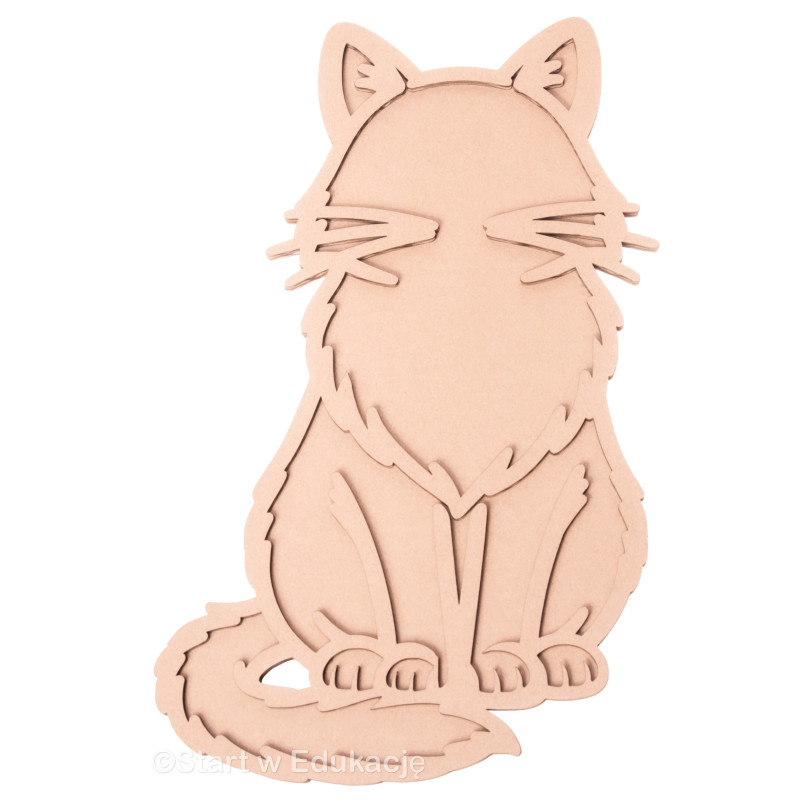 Kot Maine Coon duży - Wysypywanka sensoryczna