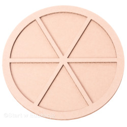 Pizza pokrojona średnia - Dzień pizzy - Wysypywanka sensoryczna