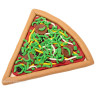 Pizza slice kawałek - Dzień pizzy - Wysypywanka sensoryczna