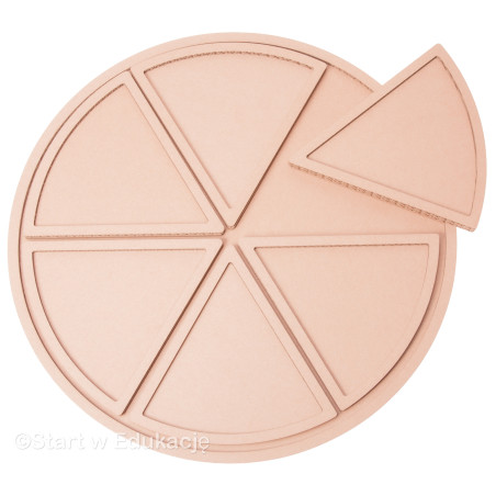 Pizza na kawałki - 6szt + talerzyk - Dzień pizzy - Wysypywanka sensoryczna