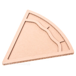 Pizza neapolitańska slice kawałek - Dzień pizzy - Wysypywanka sensoryczna