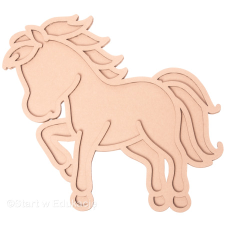 Konik duży idący - Wysypywanka sensoryczna