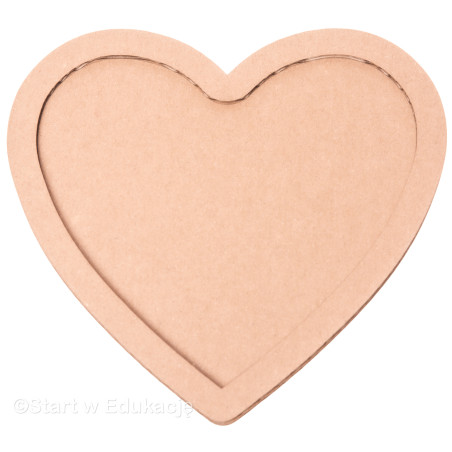 Serduszko Serce Duże - walentynki - Wysypywanka sensoryczna
