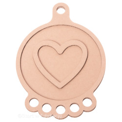 Łapacz snów Serce - walentynki - Wysypywanka sensoryczna