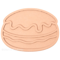 Pączek z lukrem - tłusty czwartek - Wysypywanka sensoryczna