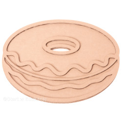 Pączek z dziurką Donut - tłusty czwartek - Wysypywanka sensoryczna