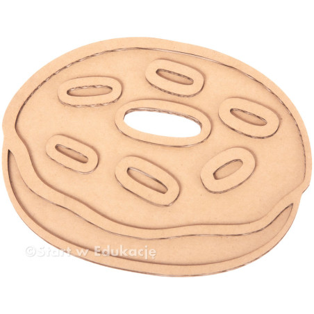 Pączek Donut z posypką - tłusty czwartek - Wysypywanka sensoryczna