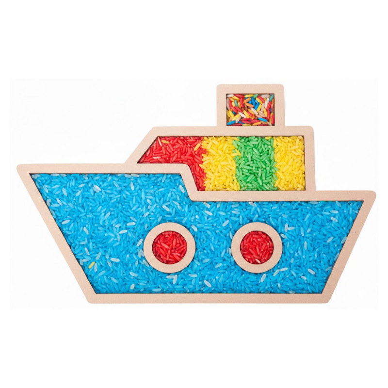 Statek - Wysypywanka sensoryczna