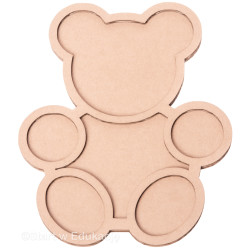 Miś przytulanka - Wysypywanka sensoryczna