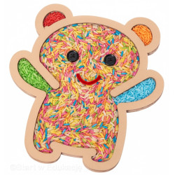 Miś stojący duży - Wysypywanka sensoryczna