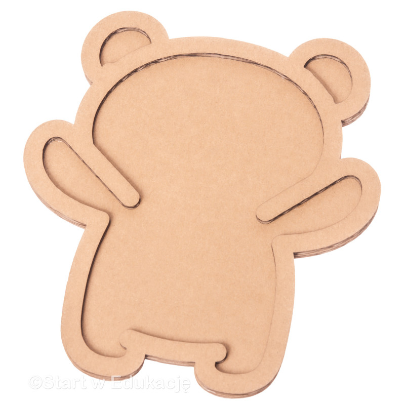 Miś stojący mały - Wysypywanka sensoryczna