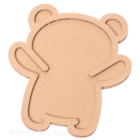 Miś stojący mały - Wysypywanka sensoryczna