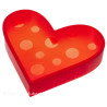 Serduszko Serce z otworami czerwone - Terapia ręki