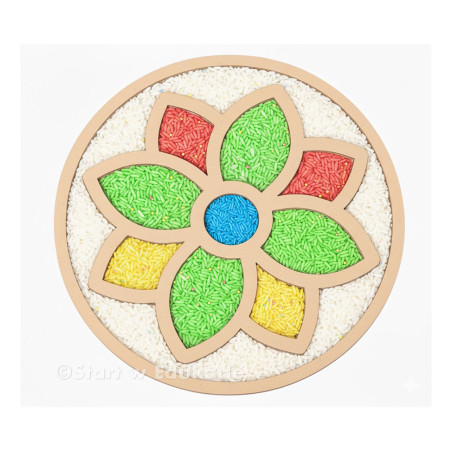 Mandala - Wysypywanka sensoryczna