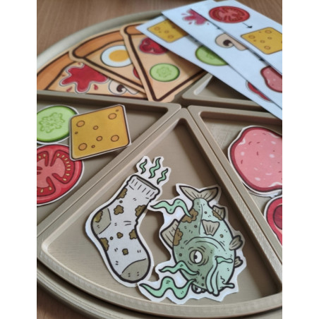 Projekt Pizza - 6szt + talerzyk - Dzień pizzy