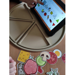 Projekt Pizza - 6szt + talerzyk - Dzień pizzy