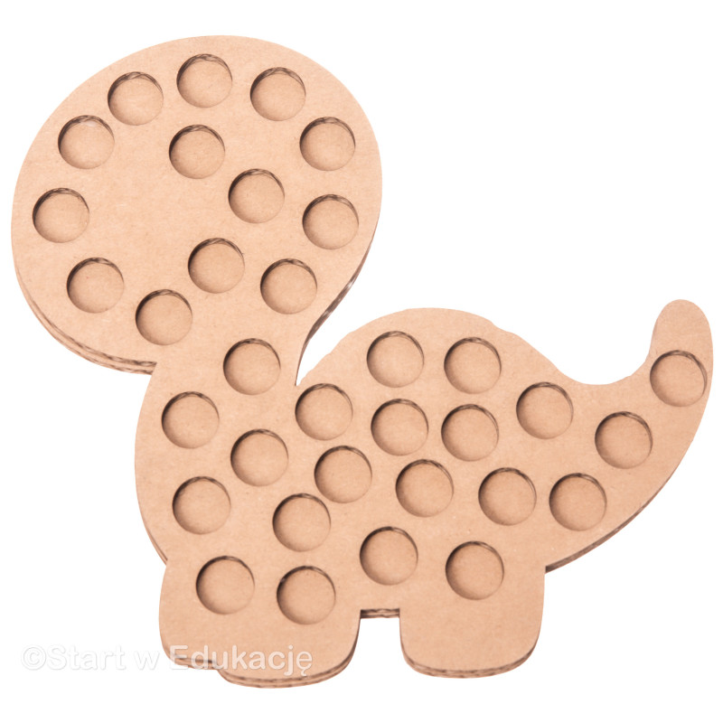 Dinozaury - Diplodoczek - terapia ręki _ dzień dinozaura _ wysypywanka sensoryczna pomoc Montessori