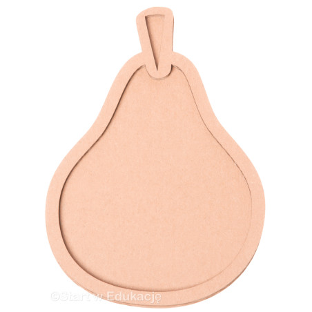 Gruszka - Wysypywanka sensoryczna - pomoc montessori