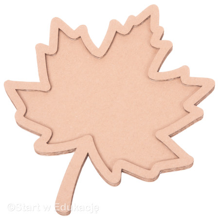 Liść klonu duży - Wysypywanka sensoryczna - pomoc montessori